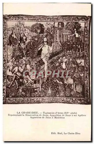 La Chaise Dieu - Tapisserie d'Arras XV siecle Resurrection de Jesus Apparition de Jesus et ses Ap