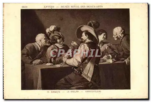 Belgique - Belgium - Anvers Antwerp - Musee royal des Beaux Arts - Rombouts Le Brelen - Cartes postales