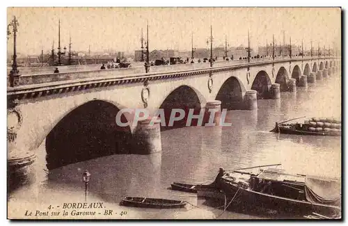 Bordeaux - Le Pont sur La Garrone - Cartes postales