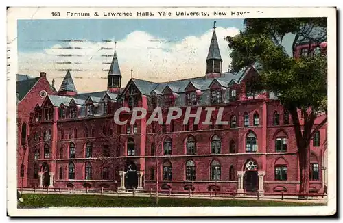Connecticut - New Haven Farnum and Lawrence Halls - Cartes postales