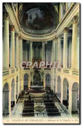 Versailles Chateau - Interieur de la Chapelle - Cartes postales