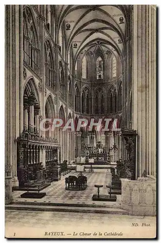 Bayeux - Le Choeur de la Cathedrale - Cartes postales