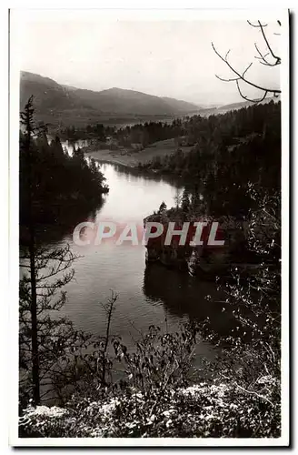 Entree des bassins du Doubs et Lac de Brenets - Ansichtskarte AK