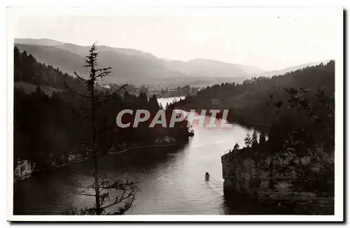 Crepuscule sur les Bassins du Doubs - Ansichtskarte AK