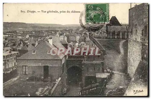 Dieppe - Vue Generale prise du Chateau - Ansichtskarte AK