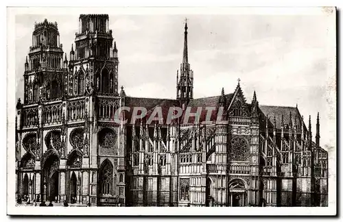 Orleans - la Cathedrale Eglise Style Gothique Varie- Cartes postales