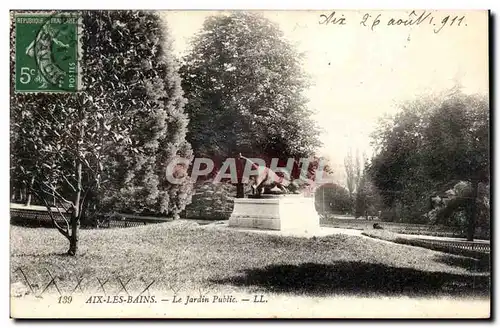 Aix les bains - Le Jardin Public Cartes postales