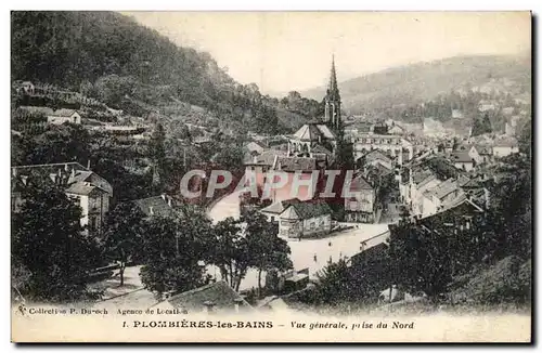 Plombieres les Bains - Vue Generale prise du Nord Cartes postales