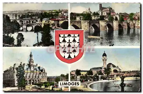 Limoges - Les Trois Ponts - la Cathedrale - Cartes postales