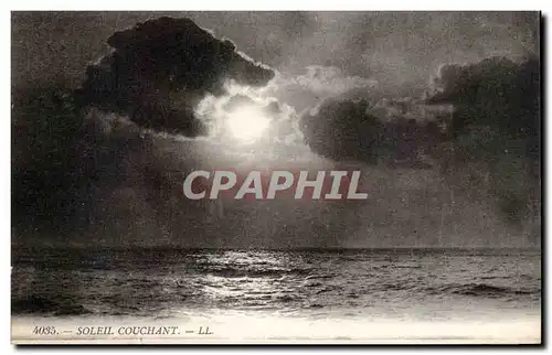 Coucher de Soleil - Sunset at the Beach - Cartes postales