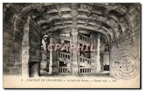 Chambord - La Salle des gardes - Cartes postales