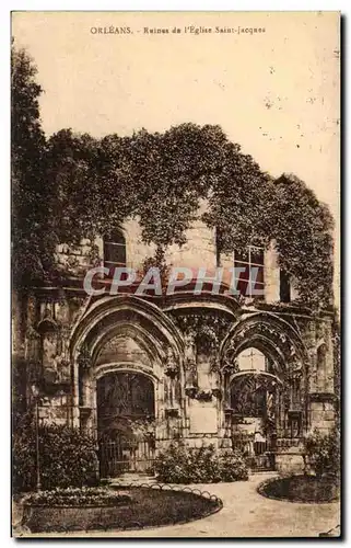 Orleans - Ruines de l&#39Eglise Saint Jacques - Ansichtskarte AK