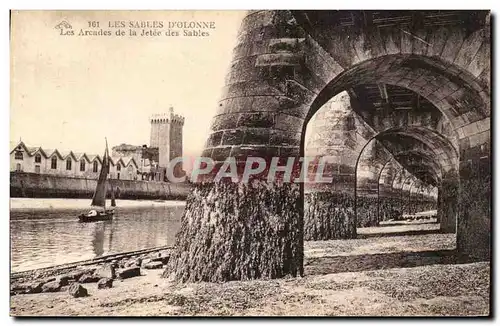 Les Sables d&#39Olonne - Les Arcades de la Jetee des sables - Ansichtskarte AK