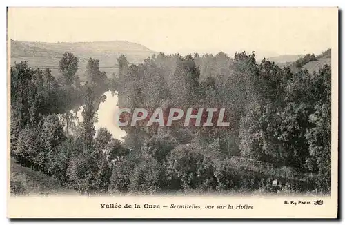 Vallee de la Cure - Sermizeles vue sur la riviere - Ansichtskarte AK