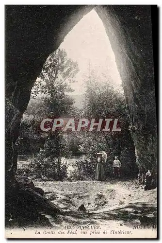 Arcy Sur Cure - La Grotte des Fees Vue prise de la Interieur - Cartes postales