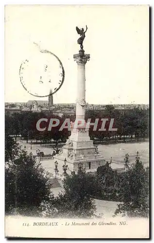 Bordeaux - Le Monument des Girondins - Cartes postales