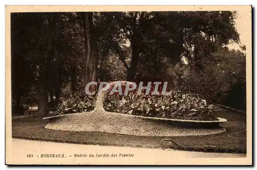 Bordeaux - Entree du jardin des Plantes - Ansichtskarte AK