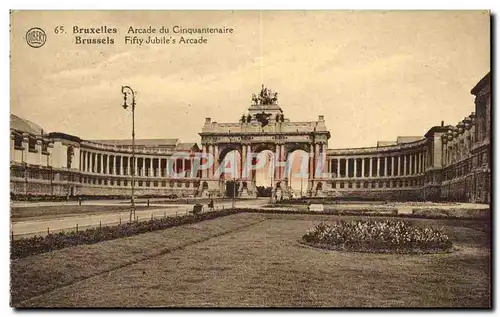 Belgium - Belgique - Brussels - Bruxelles - Arcade du Cinquantenaire - Fifty Jubile&#39s - Cartes postales