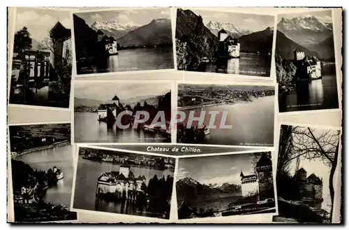 Suisse - Schweiz - Chateau de Chion - Souvenir - Cartes postales