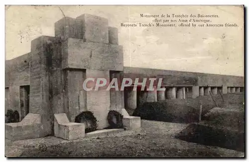 Verdun - Monument de la Tranchee des baionnettes offert par les amis d&#39Amerique - Ansichtskarte AK