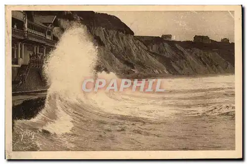 Biarritz - Effets de Vague su la cote basque - Ansichtskarte AK