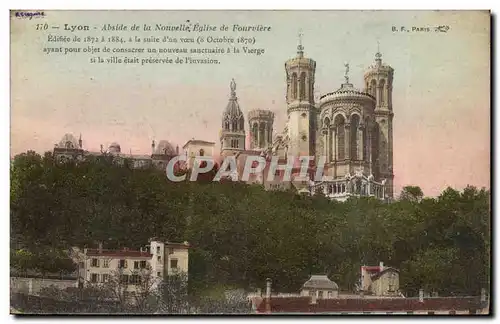 Lyon - Abside de la Nouvele Eglise de Fourviere - Ansichtskarte AK