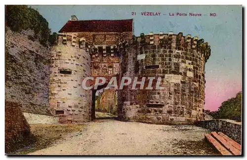 Yonne - Vezelay - La Porte Neuve - Ansichtskarte AK