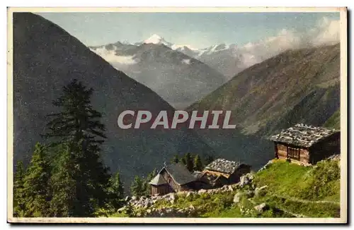 Suisse - Valais - Weisshorn - Alpkapele Hocken ab Kippel im Loetschental - Cartes postales