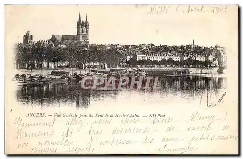 Angers - Vue Generale prise du Pont de la Haute Chaine - Ansichtskarte AK