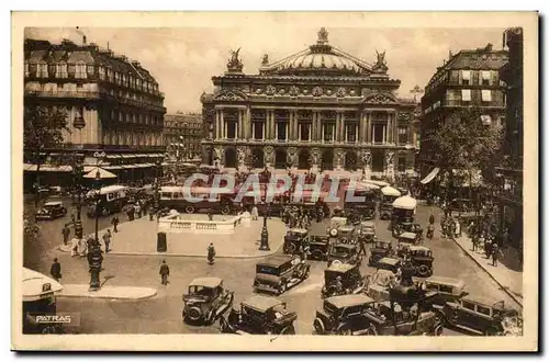 Paris - 8 - Place de l&#39Opera - automobile - Ansichtskarte AK