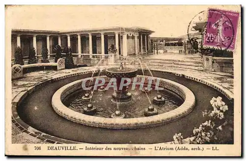 Deauville - Interieur des nouveau bains L&#39Atrium - Cartes postales