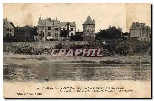 Ste Marie sur Mer - Sur la Cote des Grandes Vales les Chalets - Ansichtskarte AK