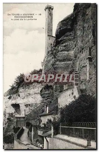 Vouvray - Le Tours - Rochecorbon au pied de la Lanterne Ansichtskarte AK