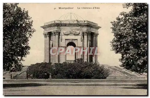 Montpellier - Le Chateau d&#39Eau Cartes postales