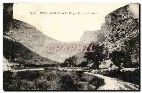 St Guilhem le Desert - Le Cirque du bout du Monde Ansichtskarte AK