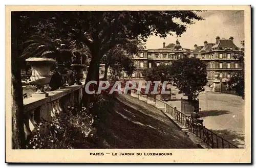 Cartes postales Paris Le jardin du Luxembourg