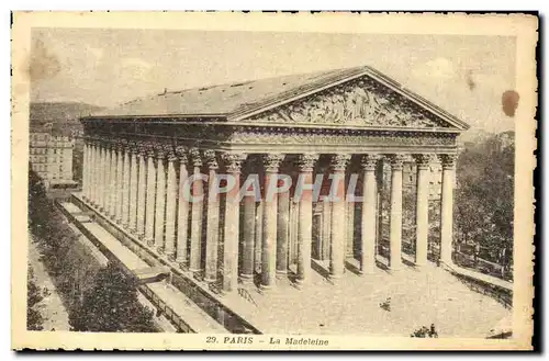 Cartes postales Paris La madeleine