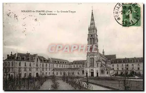 Cartes postales Soligny la Trappe La grande trappe Facade interieure