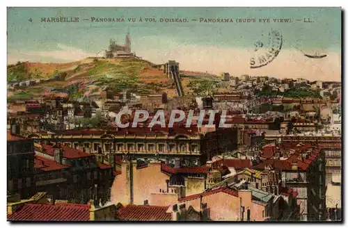 Marseille - Panorama Vu a Vol - Cartes postales