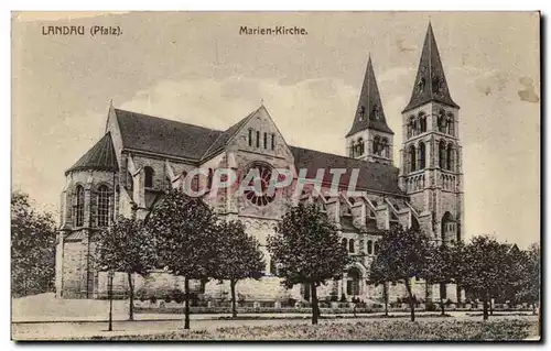 Allemagne - Germany - landau Marien Kirsche- Cartes postales