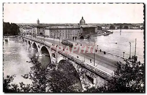 Toulouse Vue Plongeante sur le Pont Neuf et L&#39Hotel Dieu - Ansichtskarte AK