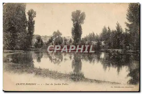 Chateauroux - Lac du Jardin Pubic - Ansichtskarte AK