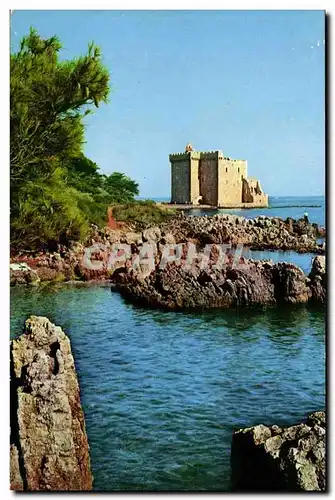 cannes - Ruines de vieux chateau de l&#39abbaye de Lerins- Cartes postales