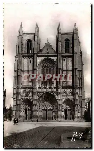 Nantes - Facade de la Cathedrale - Ansichtskarte AK