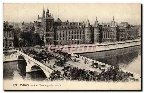 Paris 5 - La Consiergerie - Tramway - - Cartes postales