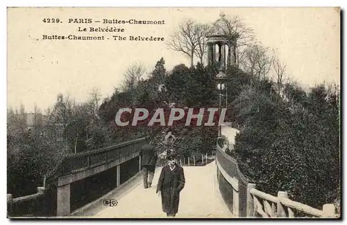 Paris 19 - Buttes Chaumont Le Belvedere - - Cartes postales