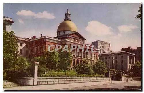 Etats Unis Ansichtskarte AK State House Boston