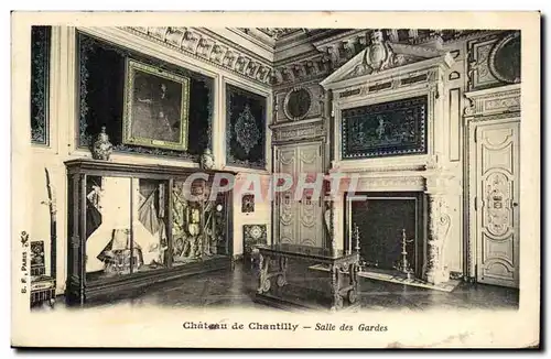 Chateau de Chantilly Ansichtskarte AK Salle des gardes