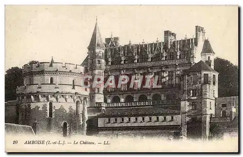 Amboise Cartes postales Le chateau