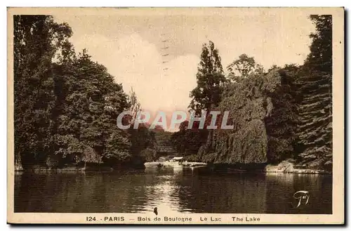 Paris Cartes postales Bois de Boulogne le lac